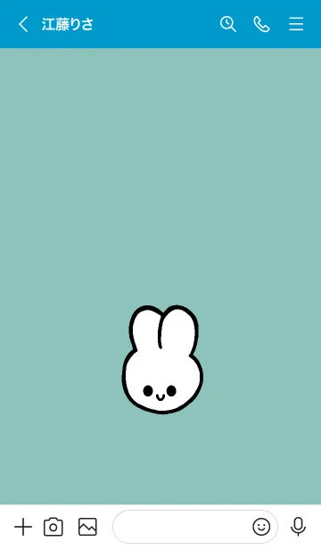 [LINE着せ替え] うさぎ 80の画像3