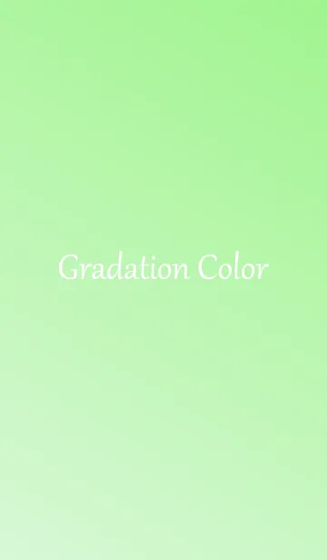 [LINE着せ替え] Gradation Color *Green 3*の画像1