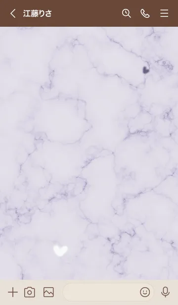 [LINE着せ替え] 秋色のマーブル♥パープル05_1の画像3