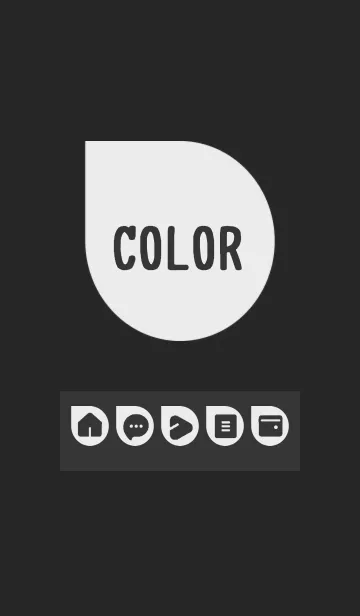 [LINE着せ替え] bw color J02の画像1