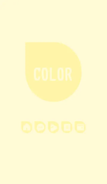 [LINE着せ替え] yellow color J05の画像1