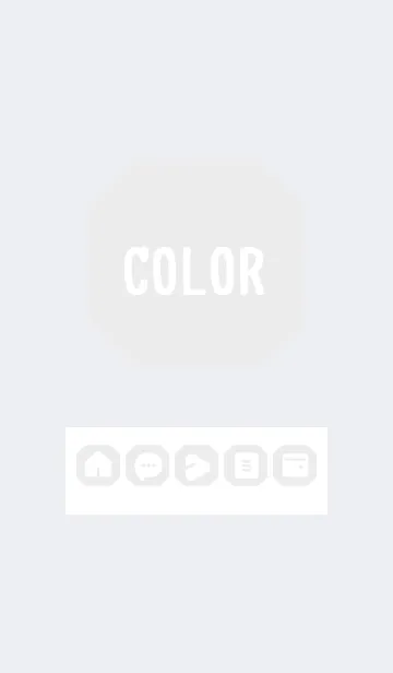 [LINE着せ替え] bw color K01の画像1