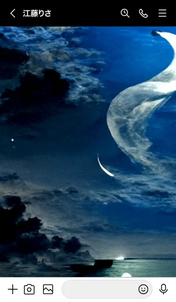 [LINE着せ替え] 幻想月夜「タラジ」。の画像3