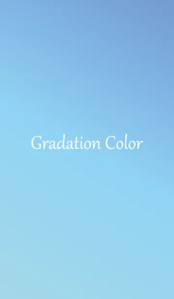 [LINE着せ替え] Gradation Color *Blue 3*の画像1