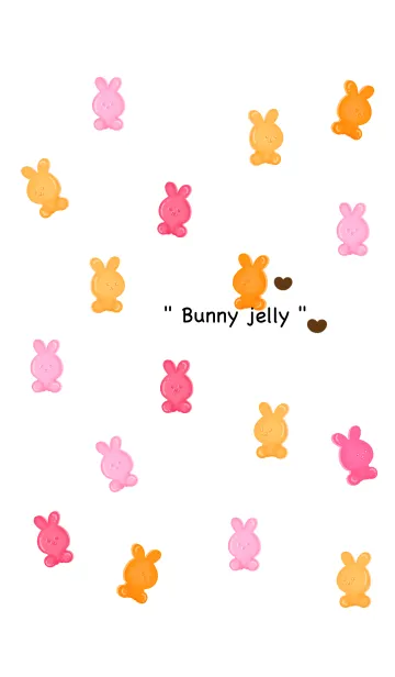 [LINE着せ替え] My sweet bunny jelly 6の画像1