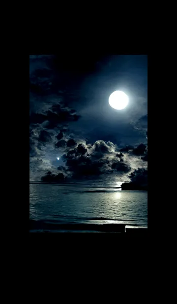 [LINE着せ替え] 幻想月夜「チチチチ」。の画像1