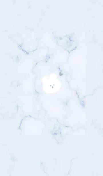 [LINE着せ替え] ふわウサギとマーブル♥ライラック07_1の画像1