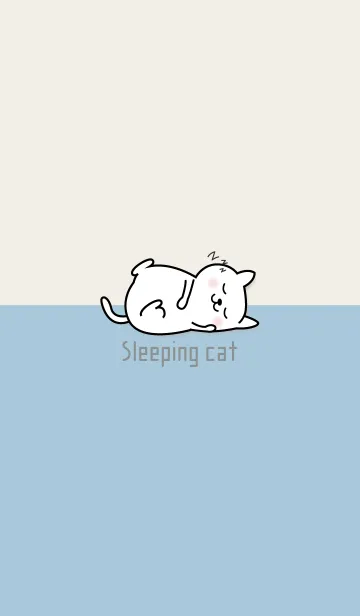 [LINE着せ替え] I am a Sleeping cat 13の画像1