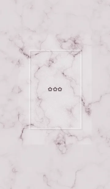 [LINE着せ替え] シンプル小花マーブル✿ピンクブラウン16_1の画像1