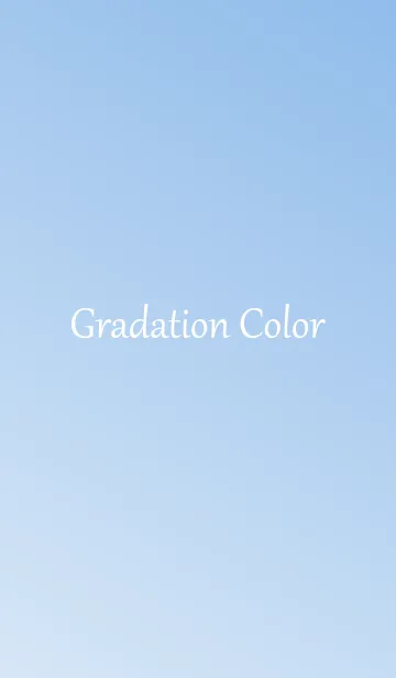 [LINE着せ替え] Gradation Color *L.Blue 3*の画像1