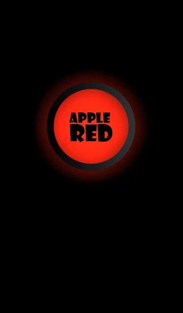 [LINE着せ替え] Apple Red Light In Black (JP)の画像1