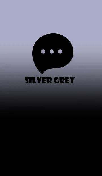 [LINE着せ替え] Black & Silver Gray Theme V2 (JP)の画像1