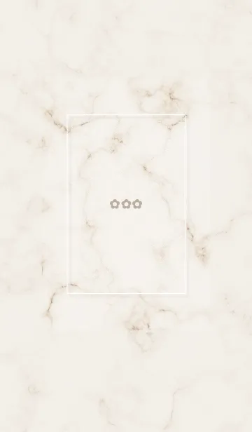 [LINE着せ替え] シンプルな小花とマーブル✿ブラウン10_1の画像1