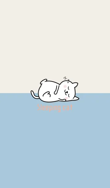 [LINE着せ替え] I am a Sleeping cat 14の画像1