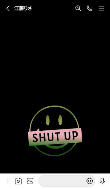 [LINE着せ替え] スマイル グラデーション 155の画像3