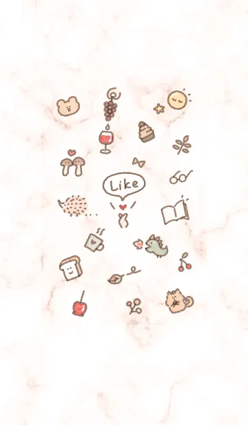 [LINE着せ替え] Simple Icon Autumn orange11_1の画像1