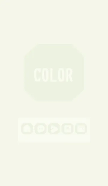 [LINE着せ替え] green color K03の画像1