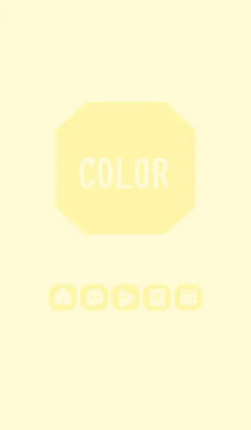 [LINE着せ替え] yellow color K05の画像1