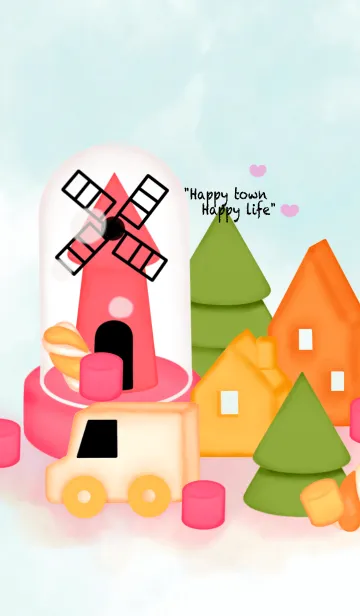 [LINE着せ替え] My marshmallow town 11の画像1