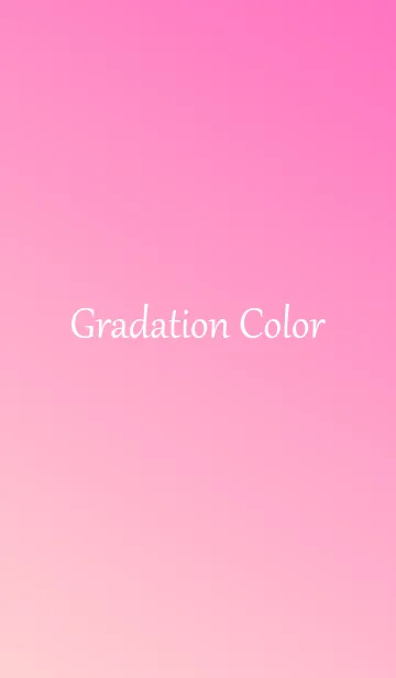 [LINE着せ替え] Gradation Color *Pink 3*の画像1