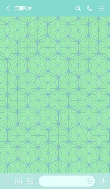 [LINE着せ替え] 和柄ー麻の葉ー70の画像3