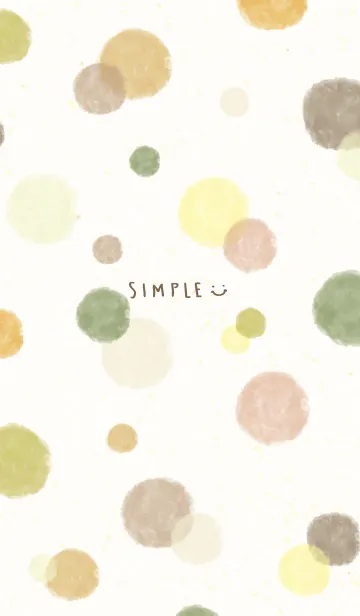 [LINE着せ替え] 水彩 シック茶色8の画像1