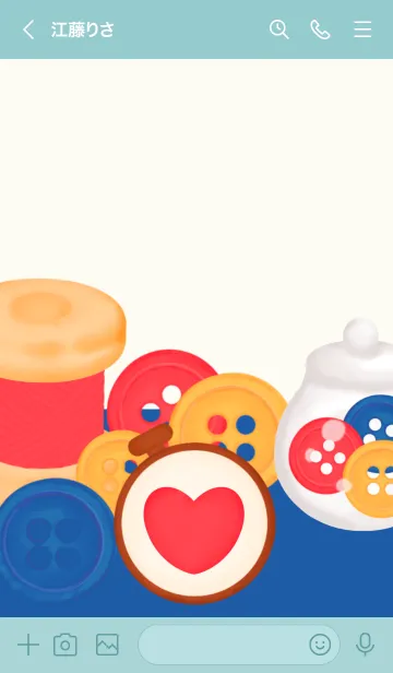 [LINE着せ替え] My happy sewing timeの画像3