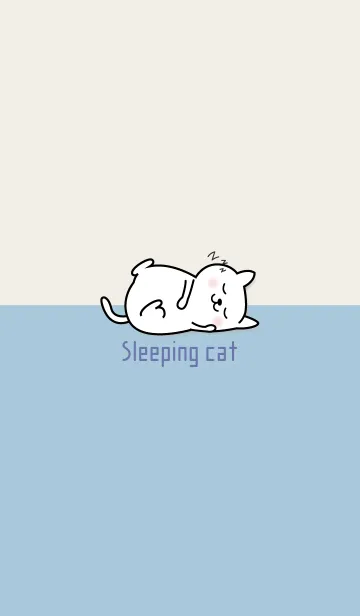 [LINE着せ替え] I am a Sleeping cat 15の画像1