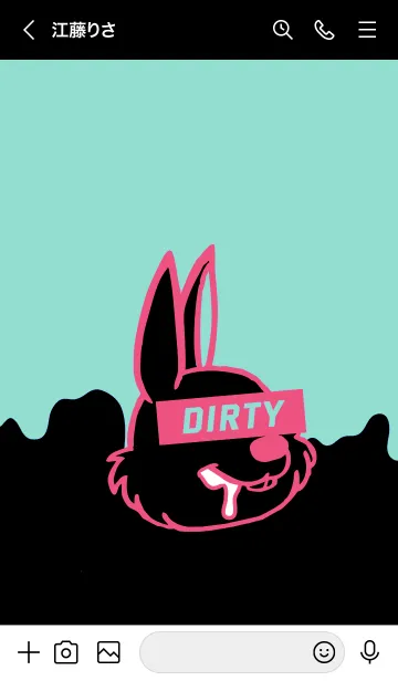 [LINE着せ替え] ダーティー ラビット 89の画像3