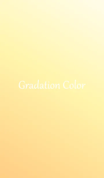 [LINE着せ替え] Gradation Color *Yellow 2*の画像1