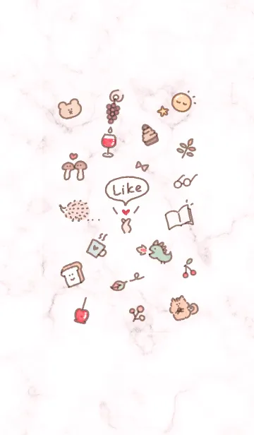 [LINE着せ替え] シンプルアイコン秋♥ピンク12_1の画像1