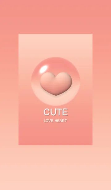 [LINE着せ替え] Cute Love Heart - New 4の画像1