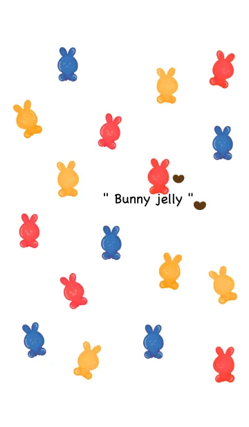 [LINE着せ替え] Mini bunny jellyの画像1