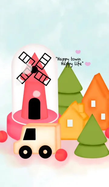 [LINE着せ替え] Mini sweet town 11の画像1