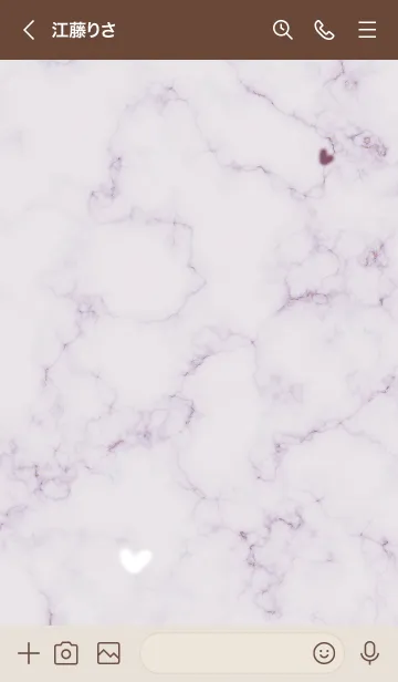 [LINE着せ替え] 秋色のマーブル♥ライラック01_1の画像3