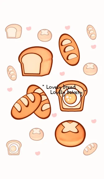 [LINE着せ替え] Lovely bread shopの画像1