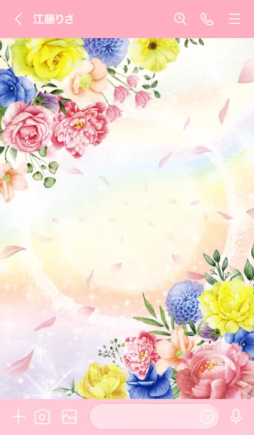 [LINE着せ替え] Blooming Hundred Flowers 2の画像3