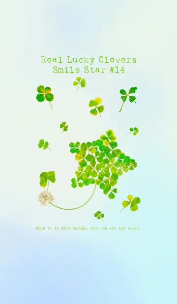 [LINE着せ替え] 本物ラッキークローバーズ Smile Star #14の画像1