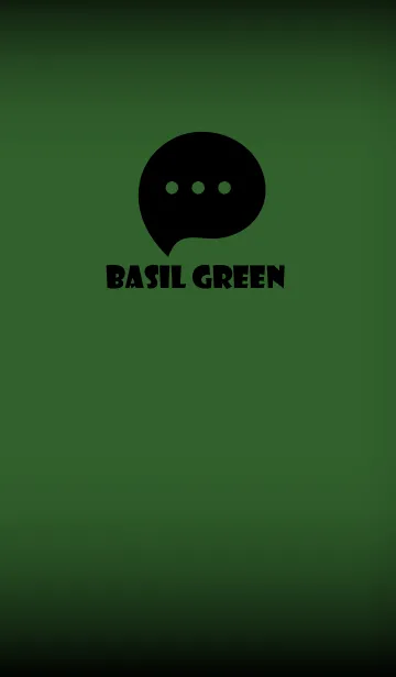 [LINE着せ替え] Basil Green And Black V.3 (JP)の画像1