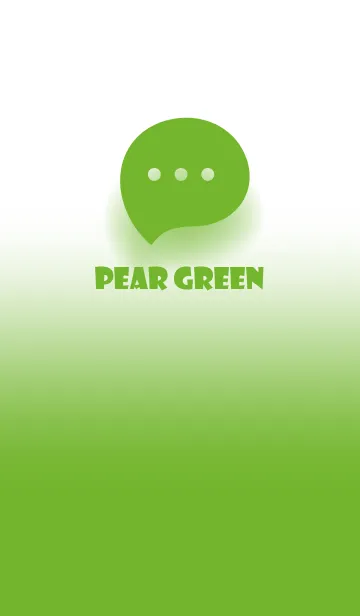 [LINE着せ替え] Pear green & White Theme V.2 (JP)の画像1