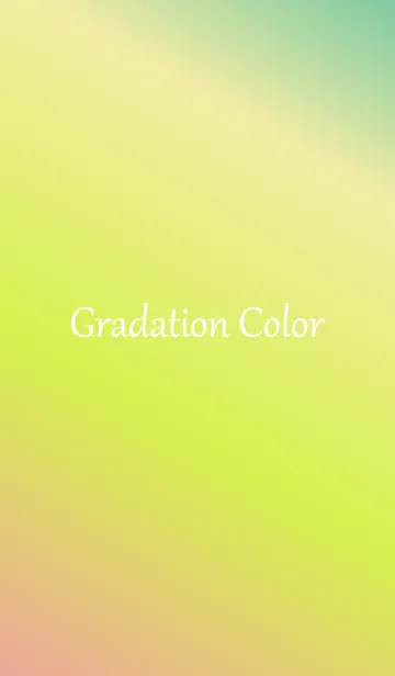 [LINE着せ替え] Gradation Color *Pink & Green & Blue*の画像1