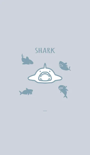 [LINE着せ替え] ベージュと青 : sharkの画像1
