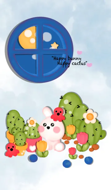 [LINE着せ替え] Mini cactus farm 9の画像1