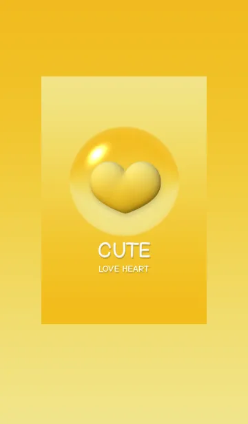 [LINE着せ替え] Cute Love Heart - New 6の画像1