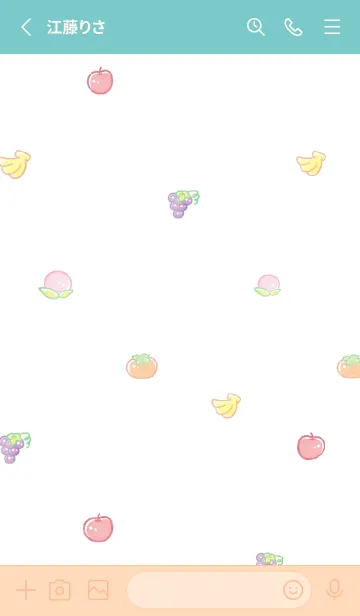 [LINE着せ替え] 果物可愛い着せ替え‼︎の画像3