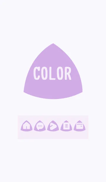 [LINE着せ替え] purple color L02の画像1