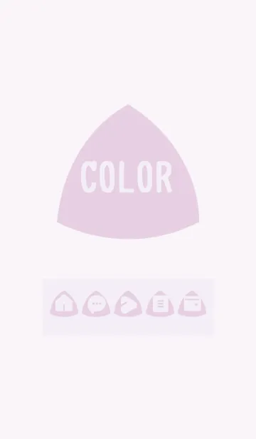 [LINE着せ替え] purple color L03の画像1