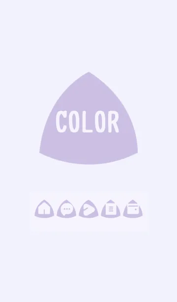 [LINE着せ替え] purple color L04の画像1