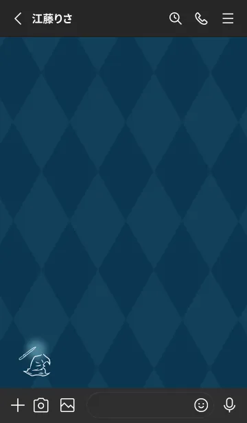 [LINE着せ替え] 魔法使いの部屋 -ブルー-の画像3