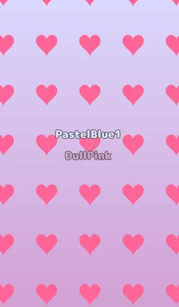 [LINE着せ替え] パステルブルー1❤︎くすみピンク/TKCJの画像1